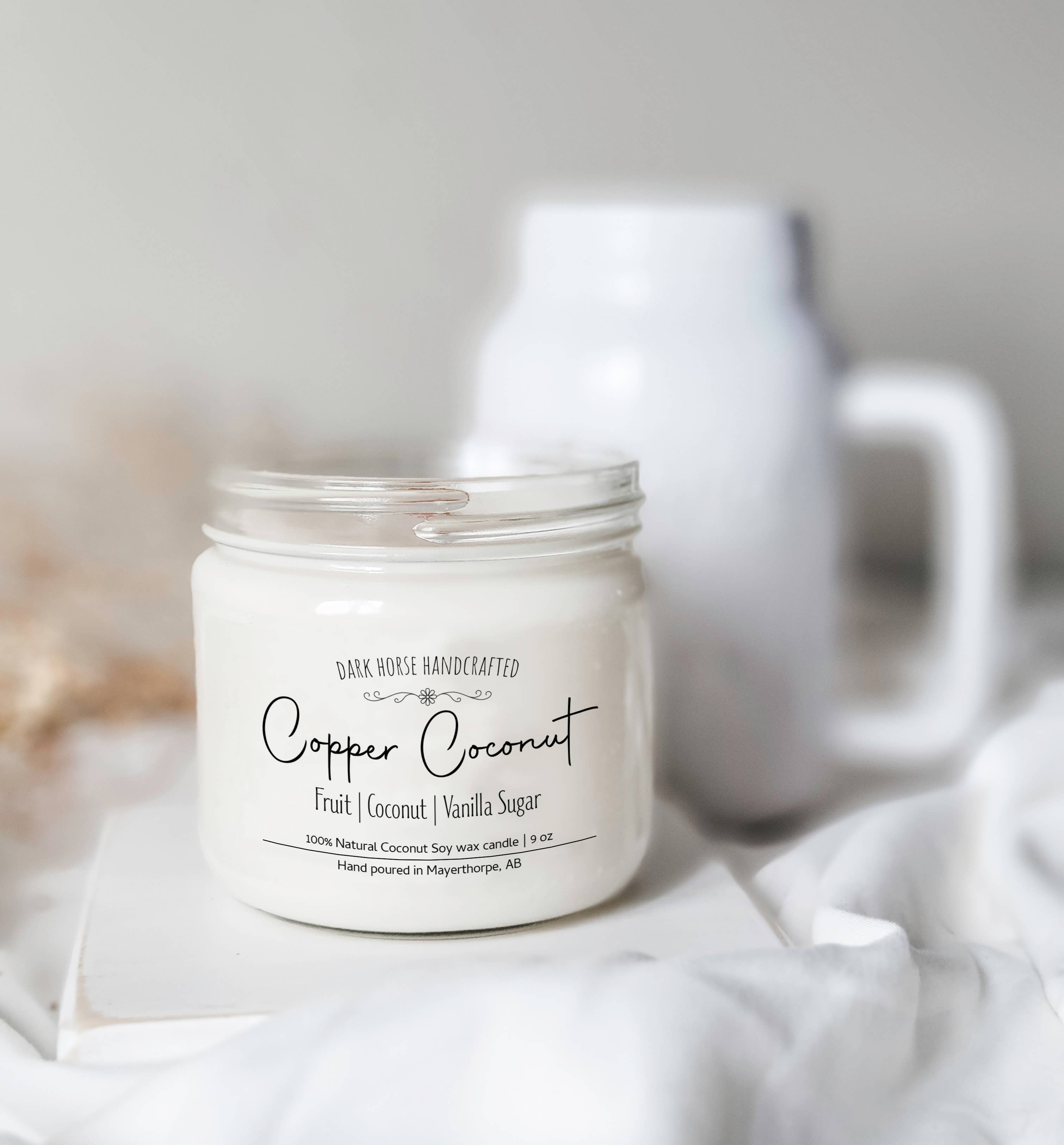 Copper Coconut - 100% Natural Coconut Soy Wax Candle