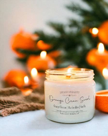 Orange Cream Swirl - Scented Coconut Soy Candle