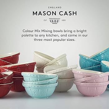 Mason Cash & Co. Coloured Mixing Bowls