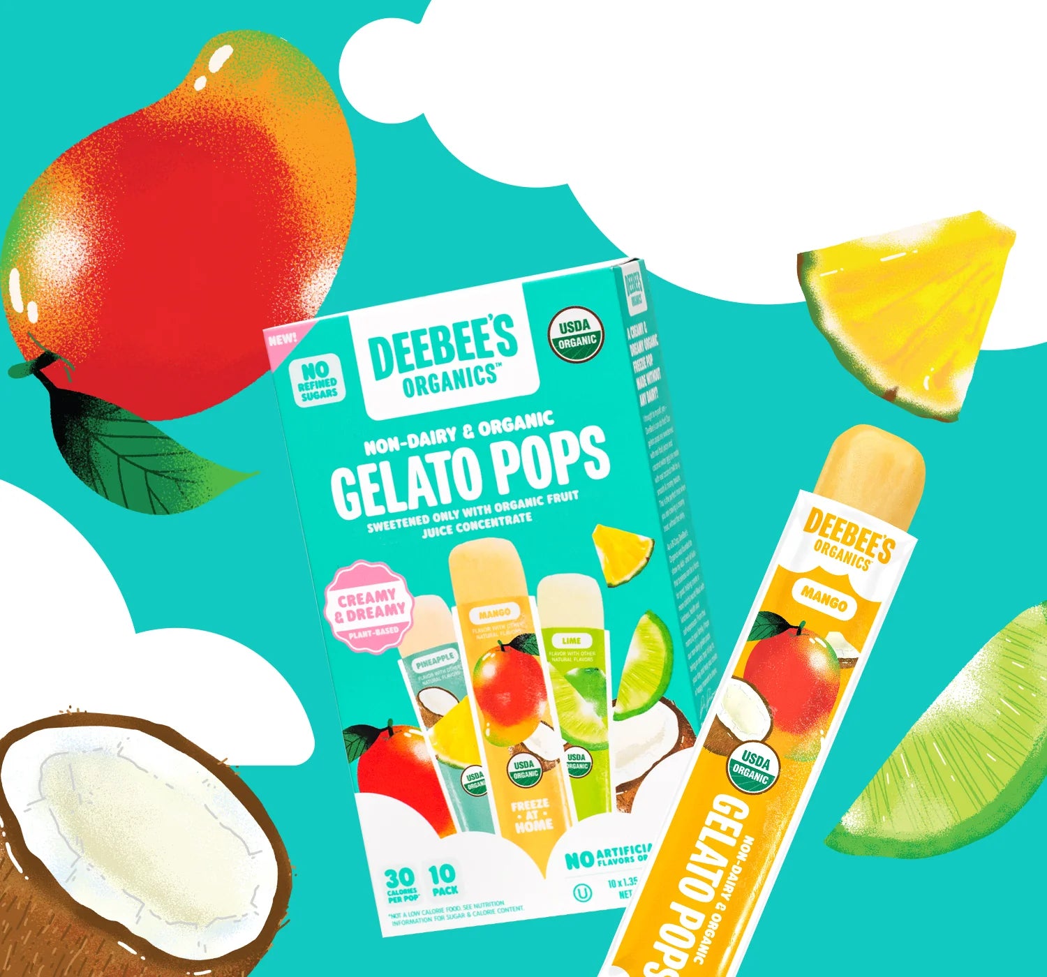 DeeBee's Organic Freezie Pops