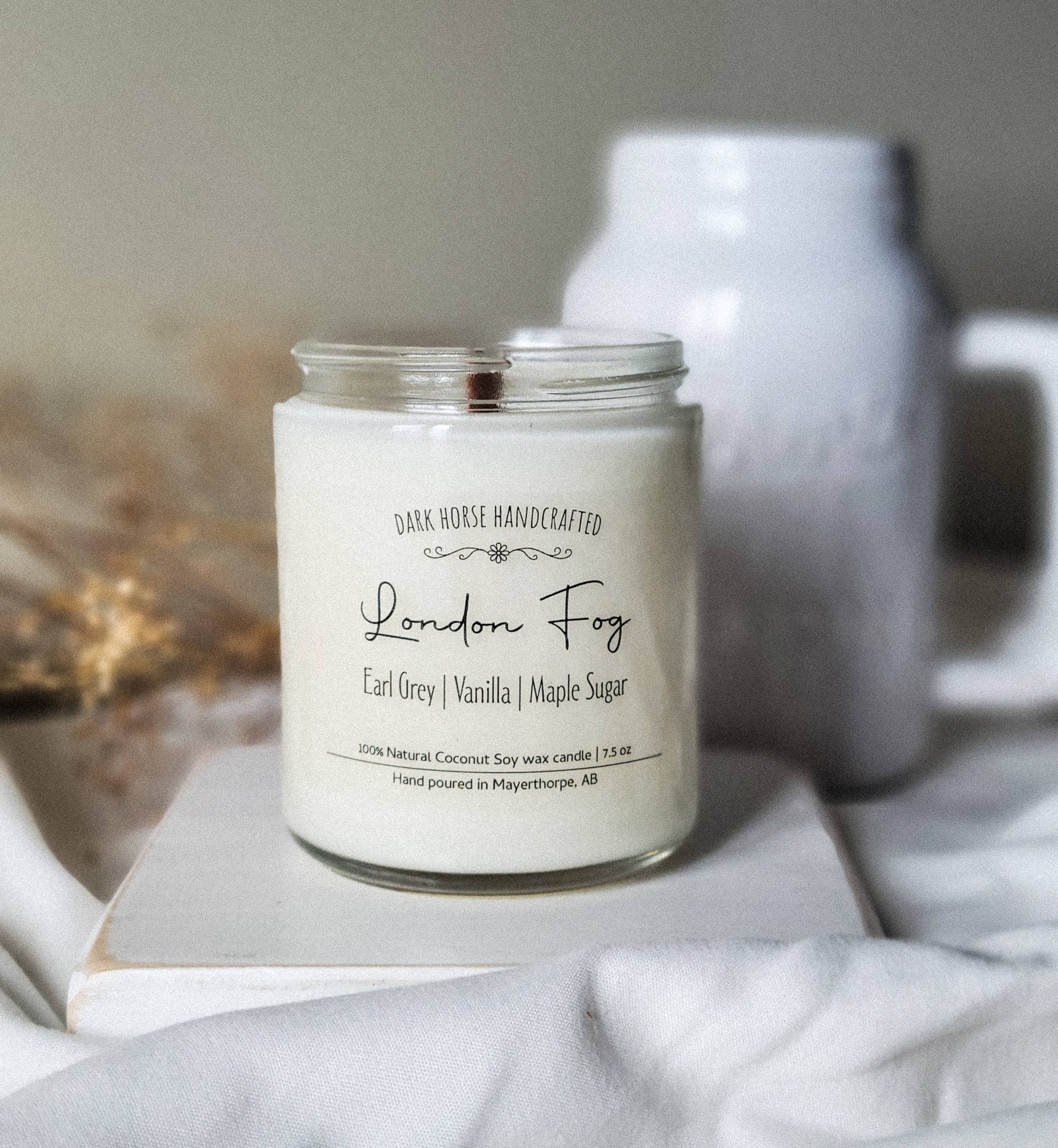 London Fog - 100% Natural Coconut Soy Wax Candle