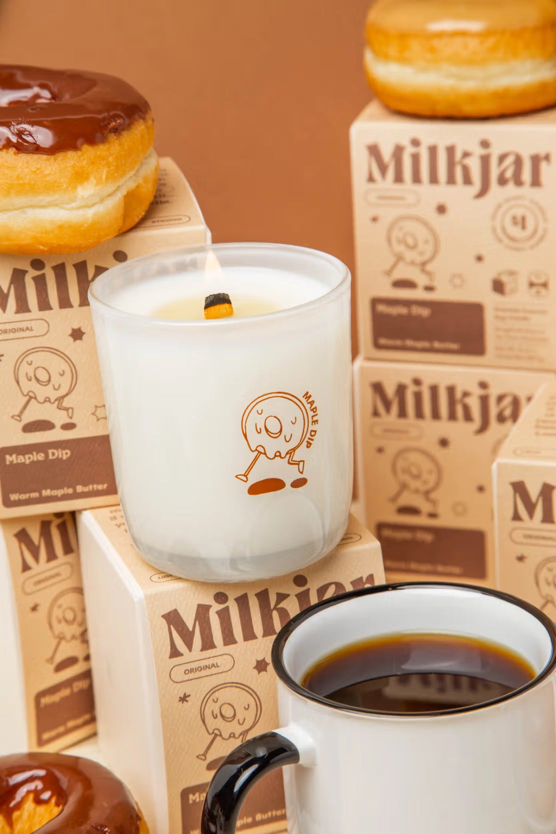 Milk Jar Candles
