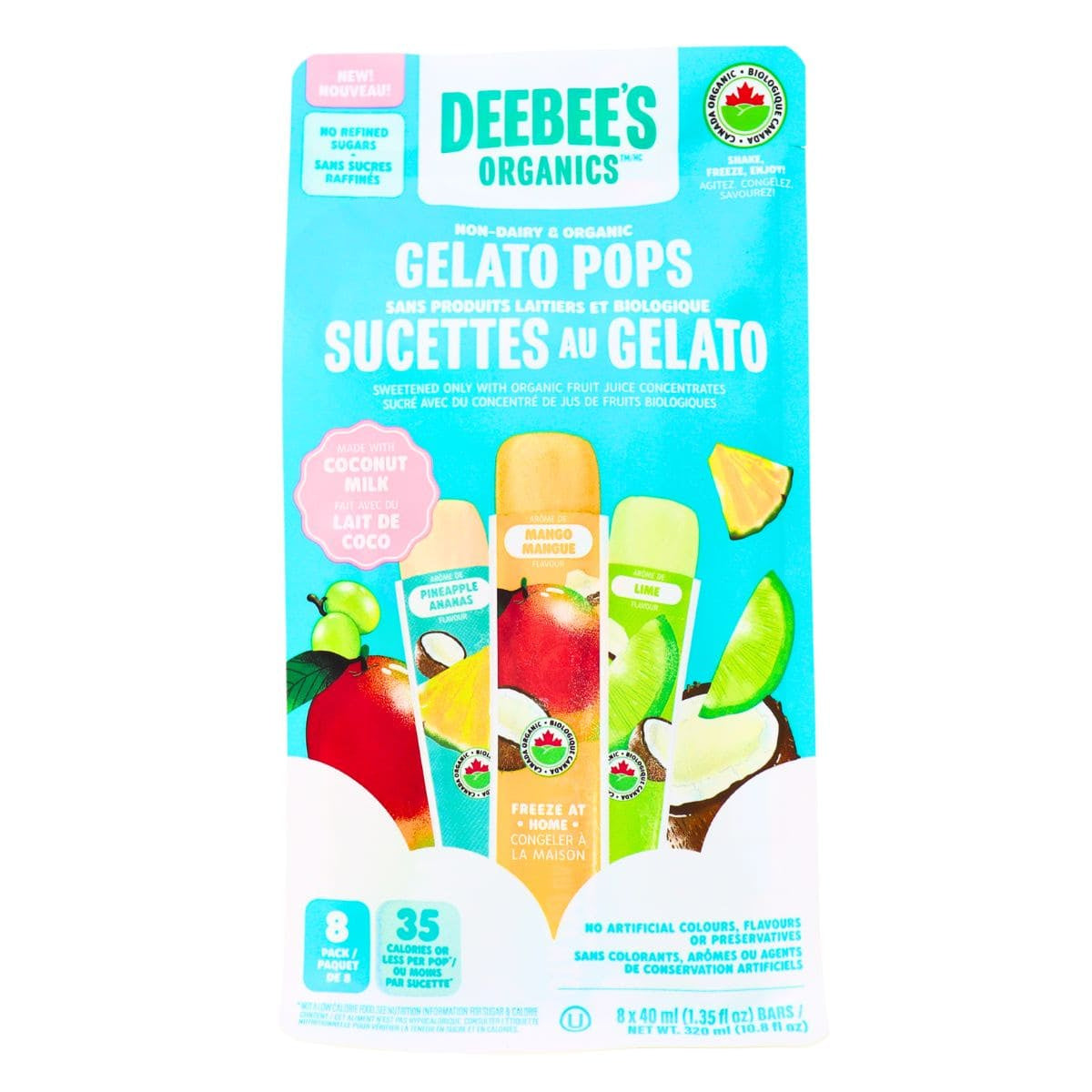 DeeBee's Organic Freezie Pops