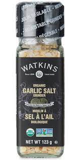 Watkins Organic Garlic Salt Grinder